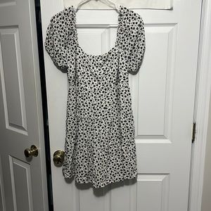 Black and white off the shoulder Altar’d State dress size M